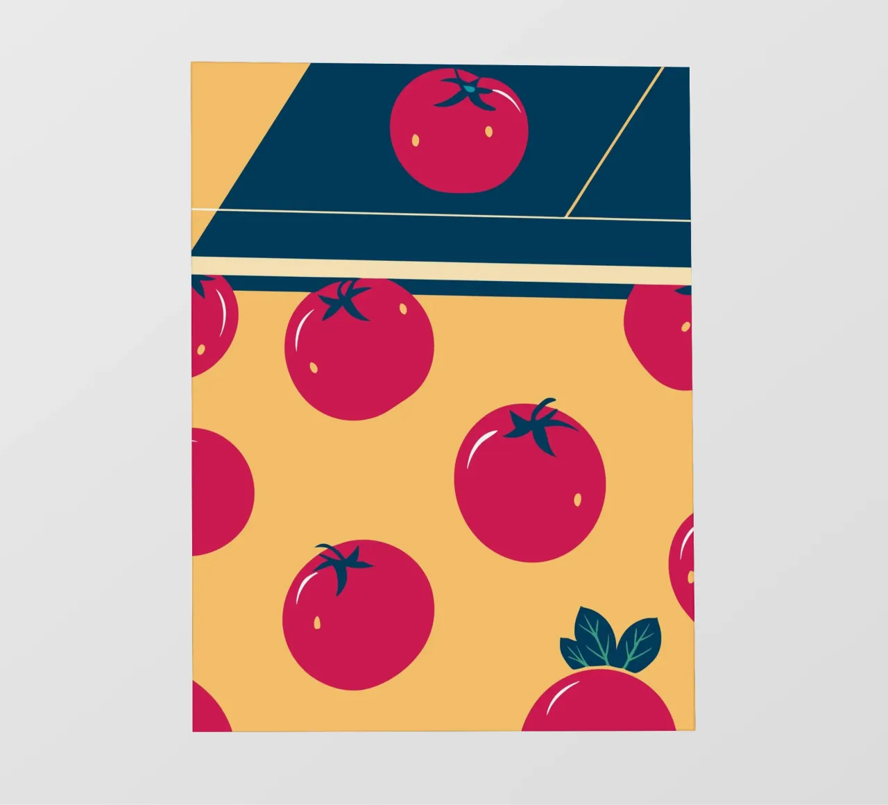 Tomatenpatroon fotobehang van TODAY'S SHOP