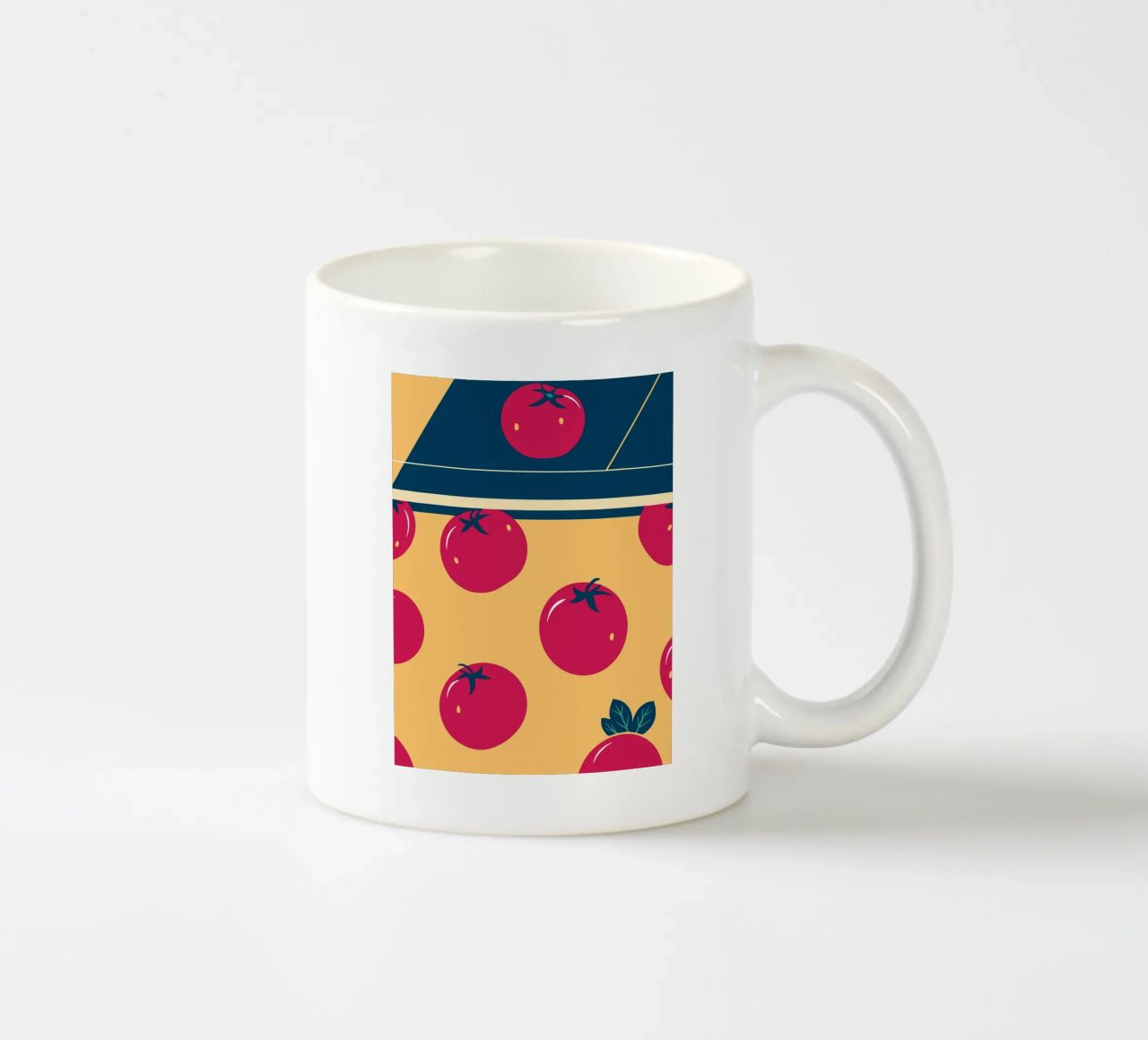 Tomato Pattern tazza in ceramica da TODAY'S SHOP
