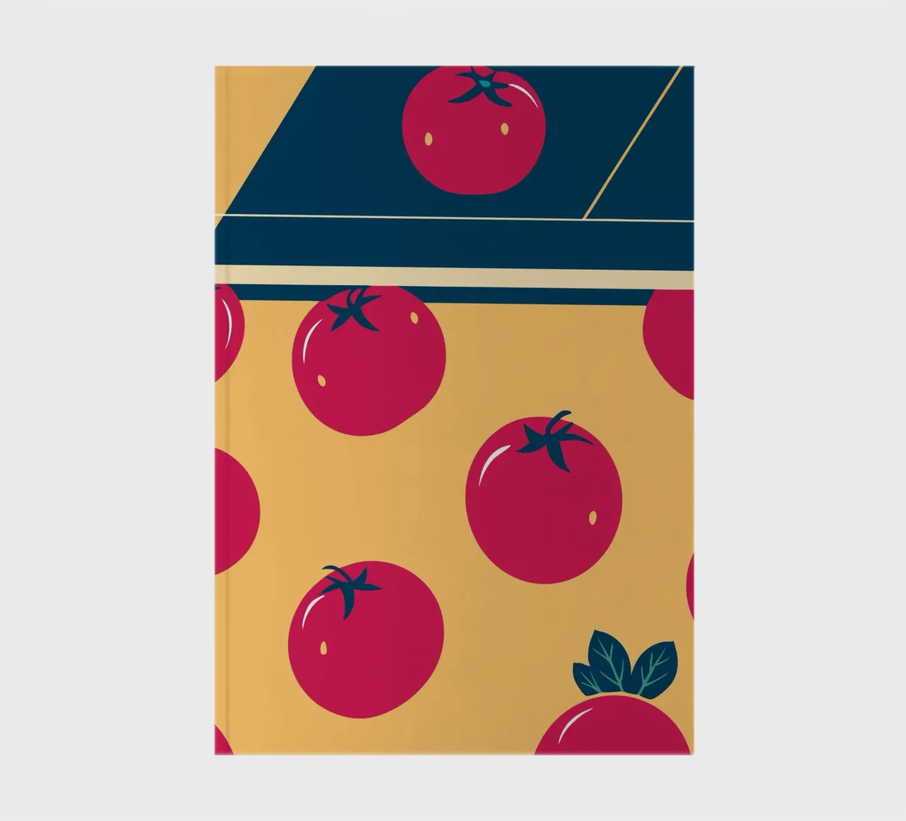 Tomato Pattern notebook by TODAY'S SHOP