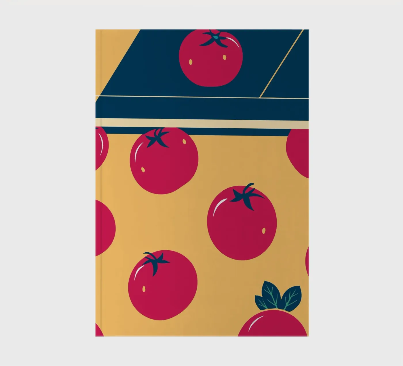 Tomato Pattern notebook by TODAY'S SHOP