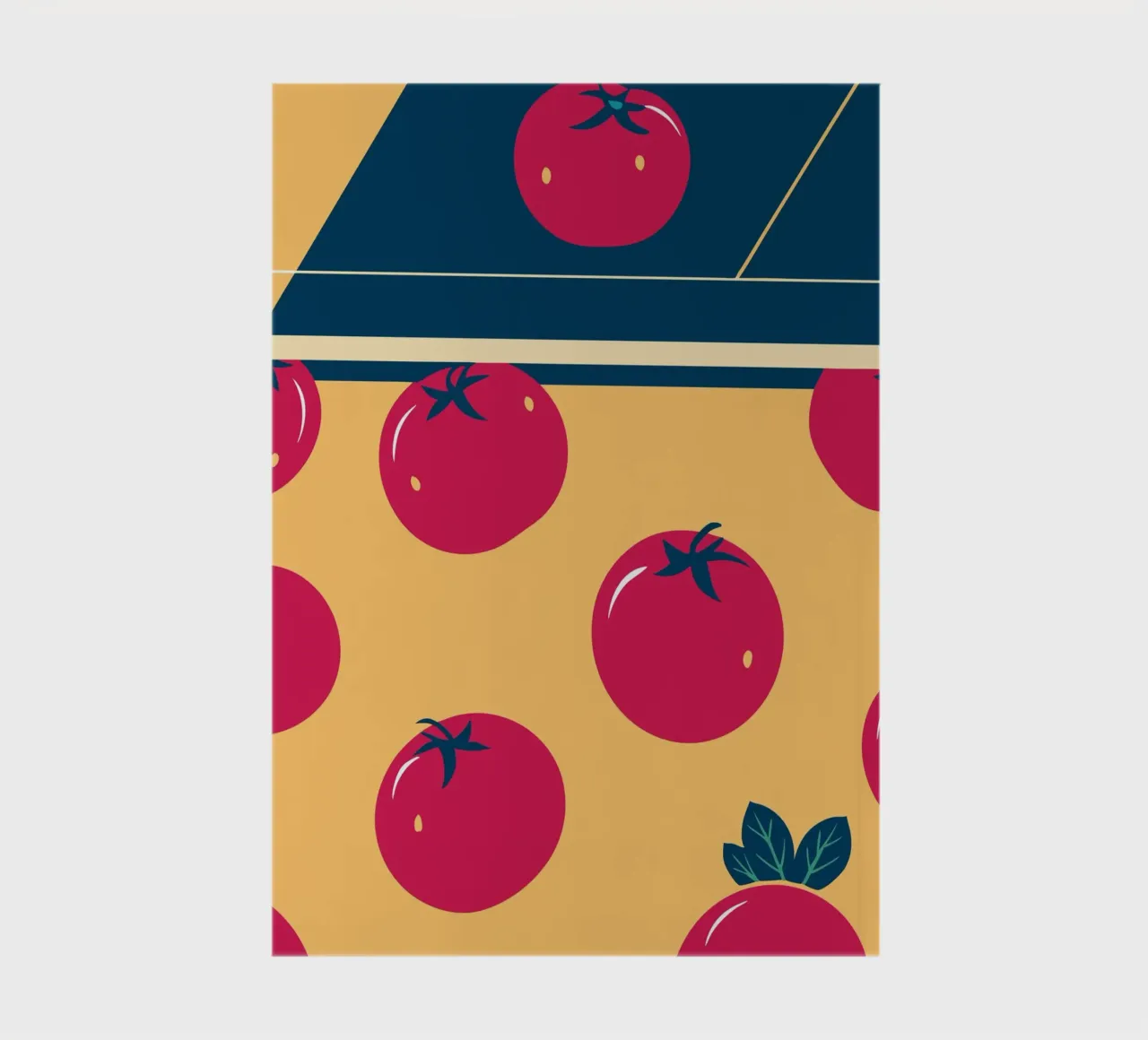 Tomato Pattern notebook by TODAY'S SHOP