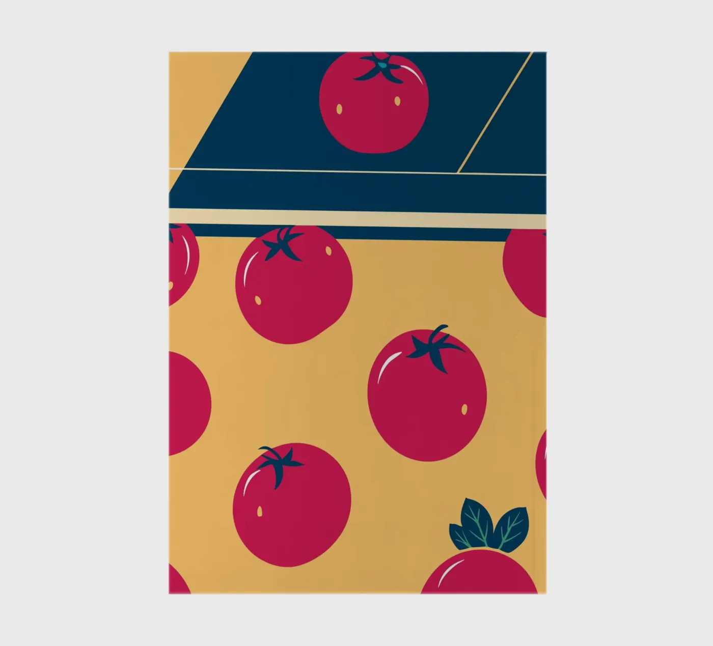 Tomato Pattern notebook by TODAY'S SHOP