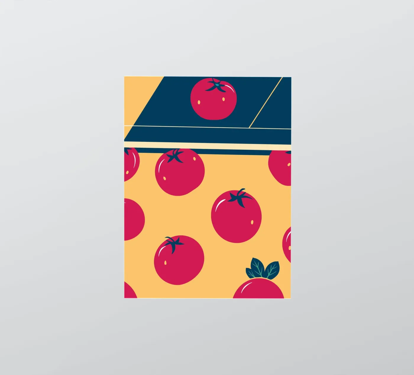 Tomato Pattern adesivo da TODAY'S SHOP