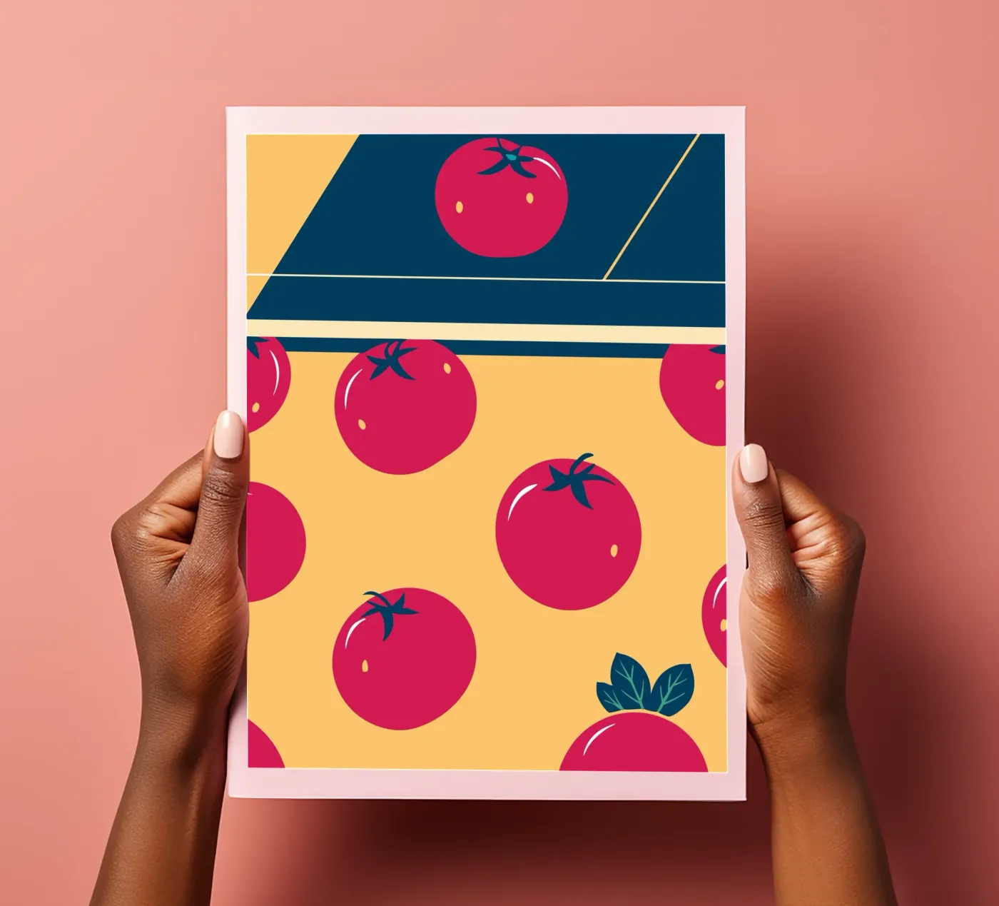 Tomato Pattern sticker sheet by TODAY'S SHOP