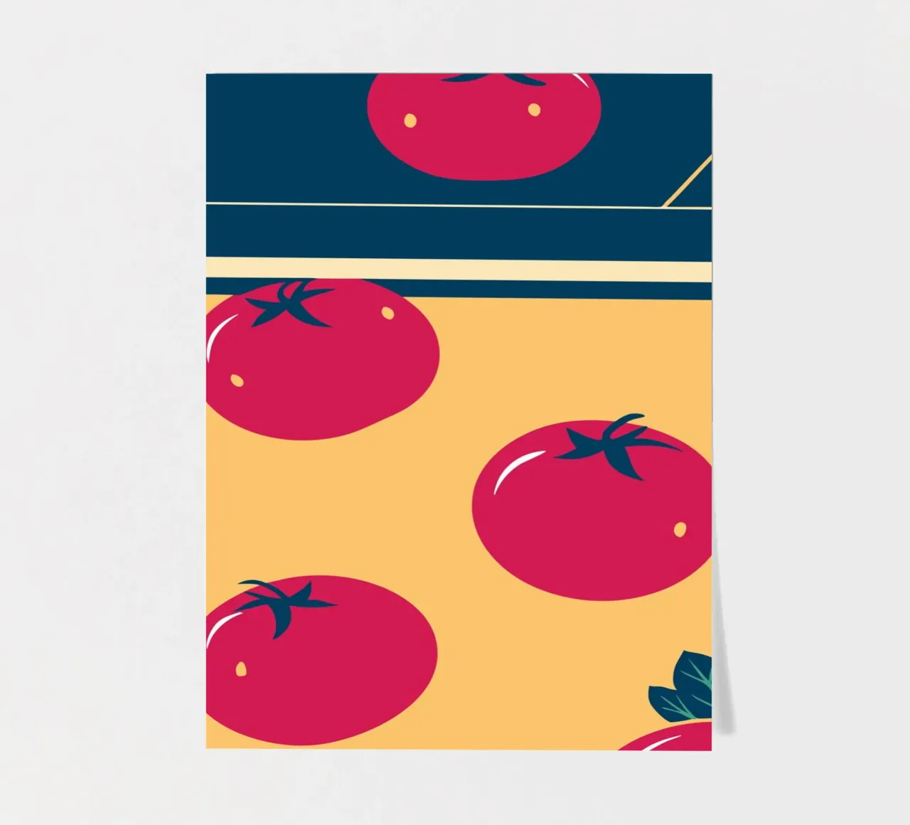 Tomato Pattern sticker sheet by TODAY'S SHOP