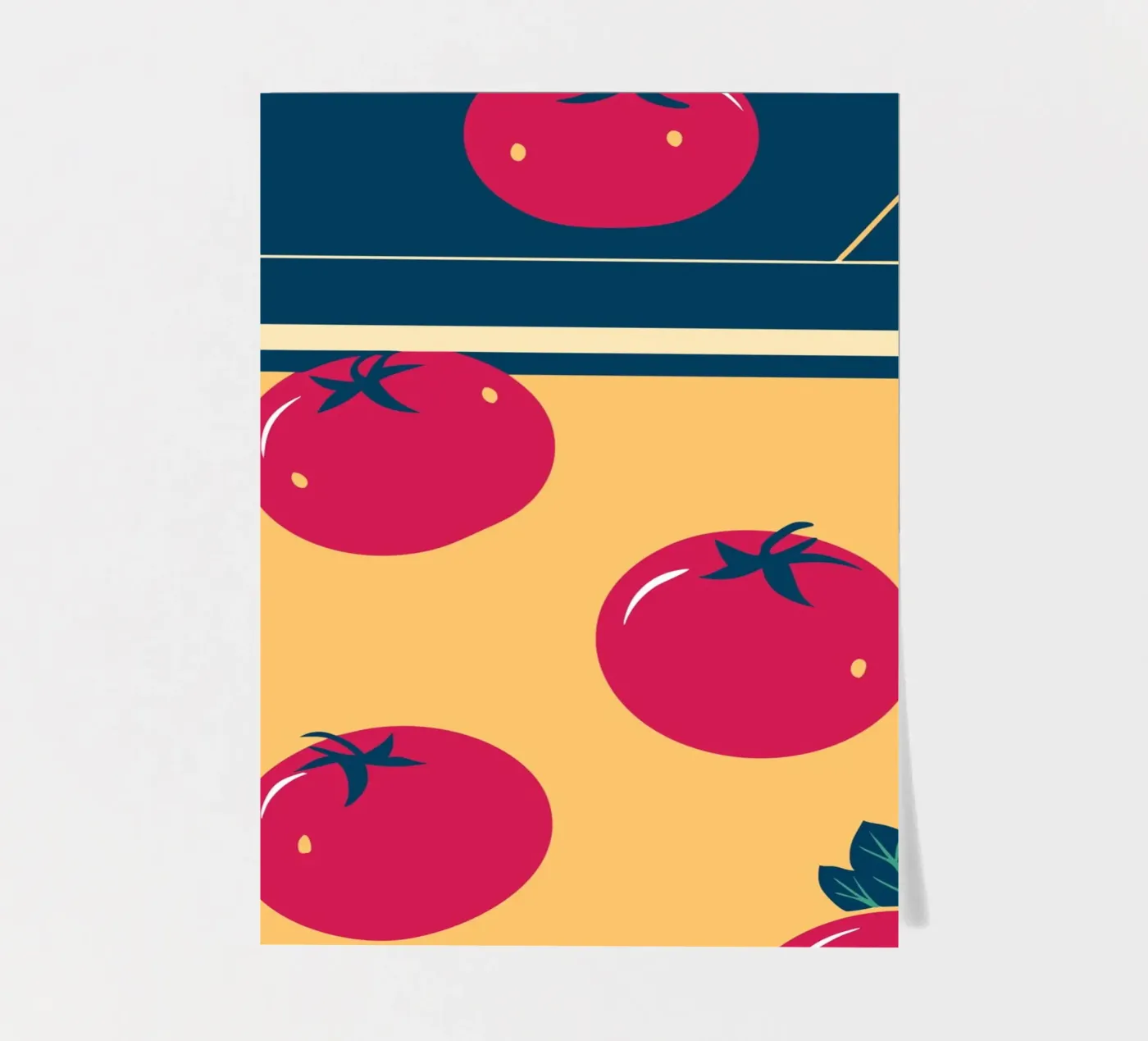 Tomato Pattern sticker sheet by TODAY'S SHOP
