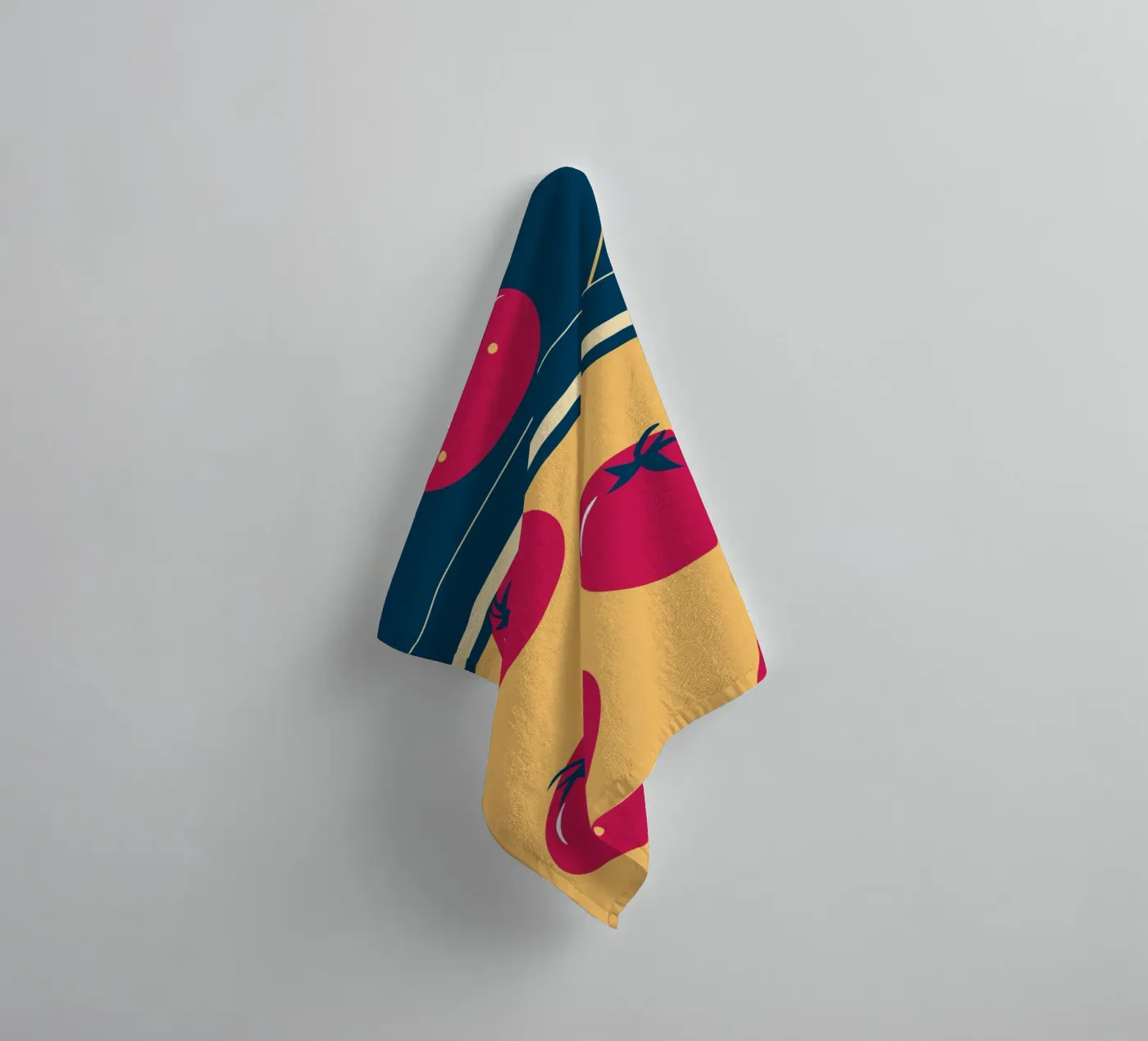 Tomate-Muster Handtuch von TODAY'S SHOP