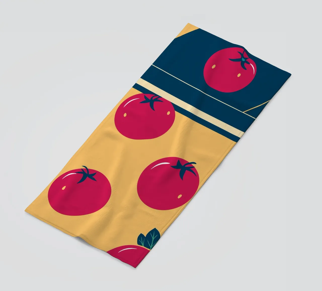 Tomato Pattern telo mare da TODAY'S SHOP