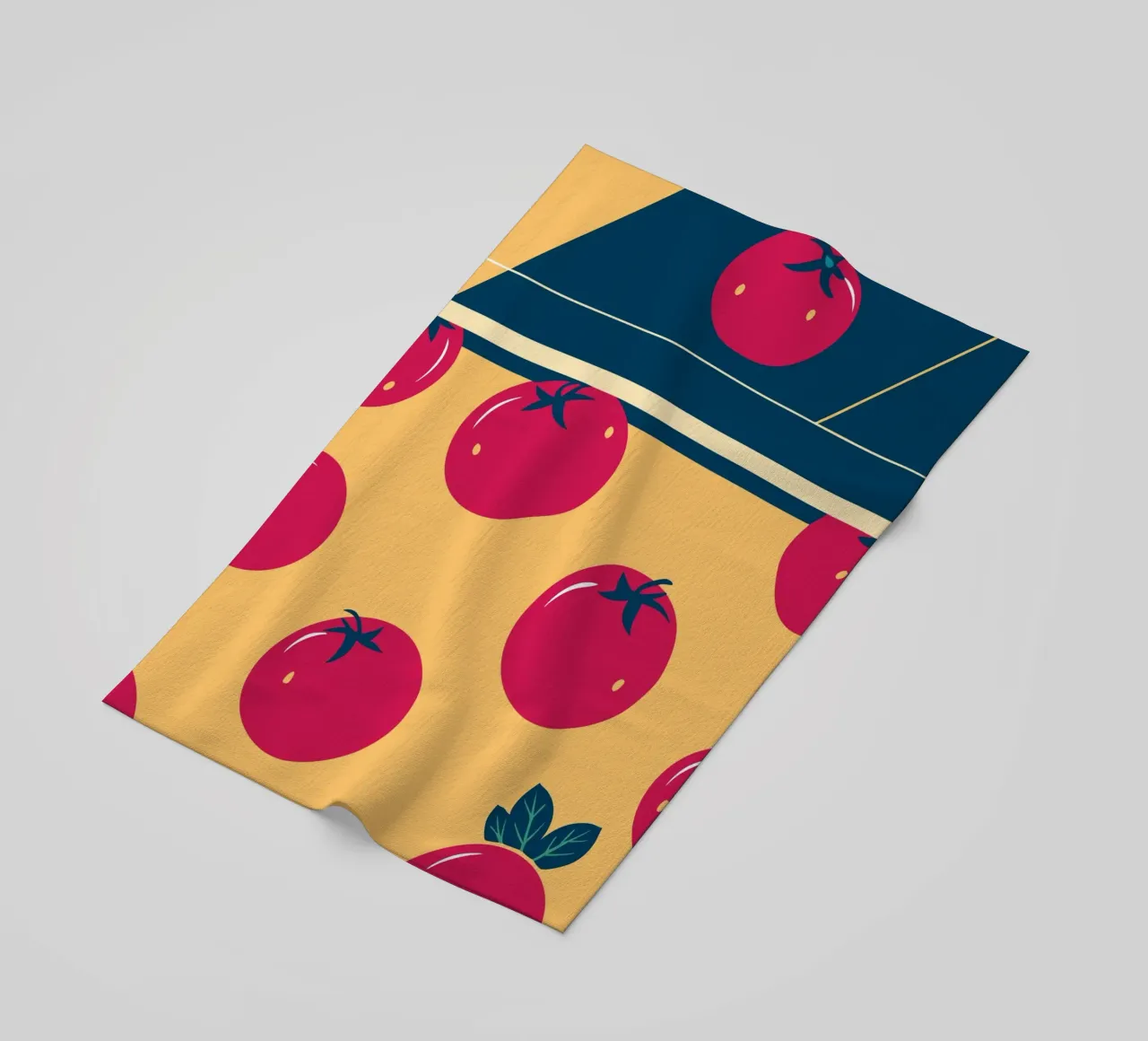 Tomato Pattern telo mare da TODAY'S SHOP