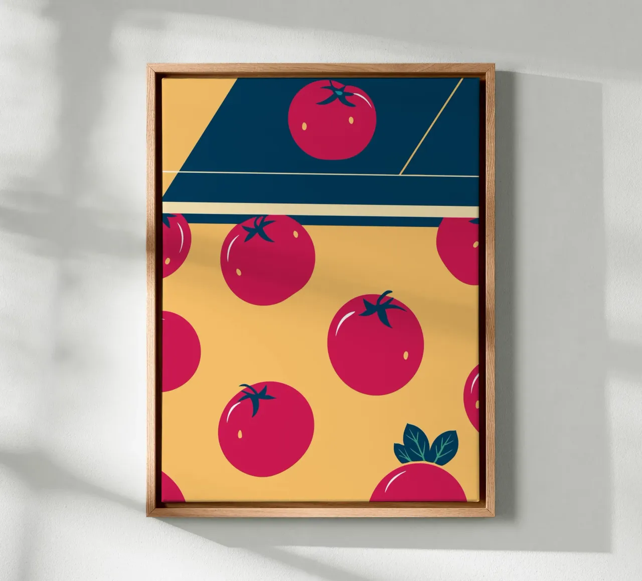 Tomato Pattern canvas by TODAY'S SHOP
