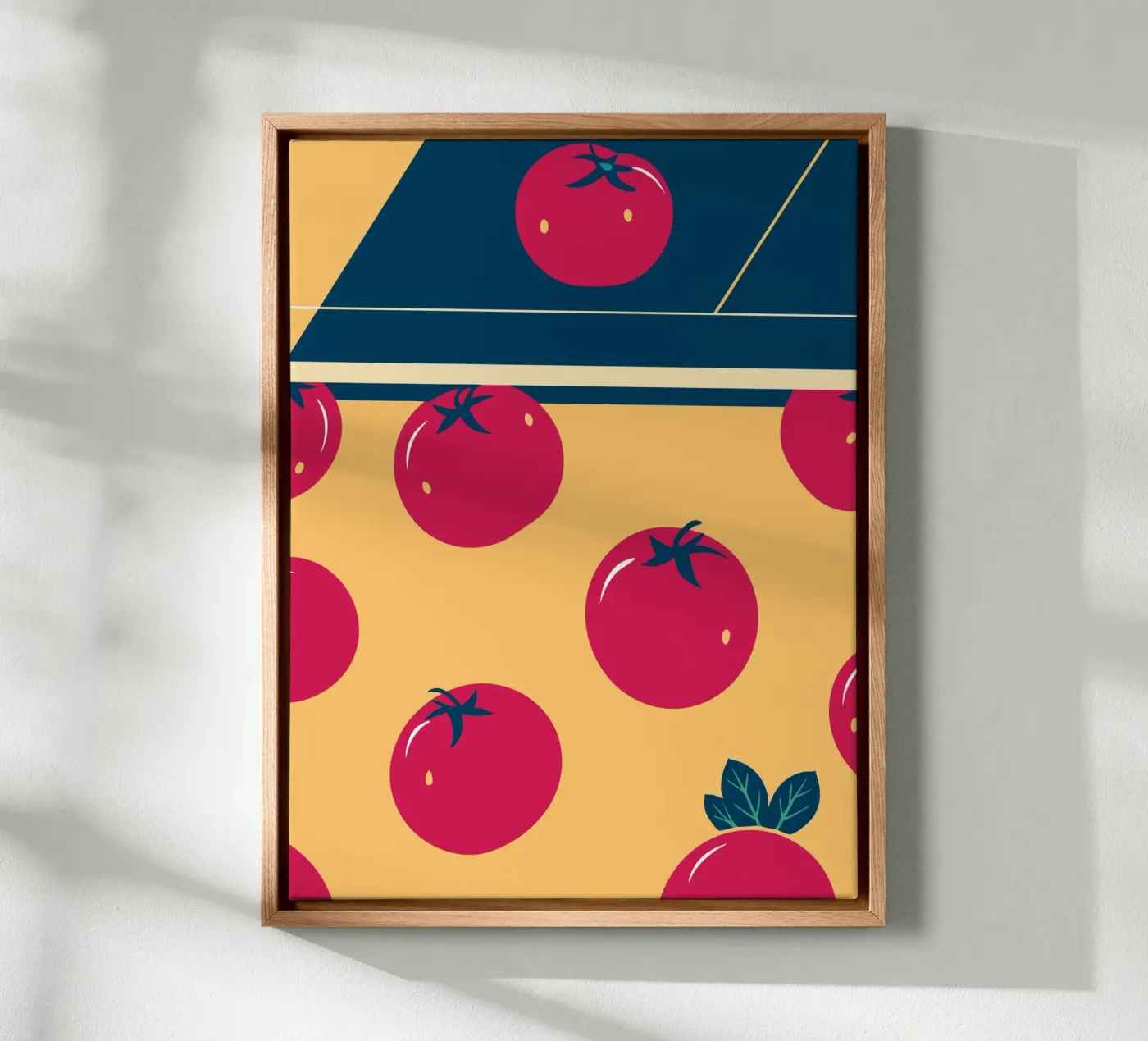 Tomate-Muster Leinwand von TODAY'S SHOP