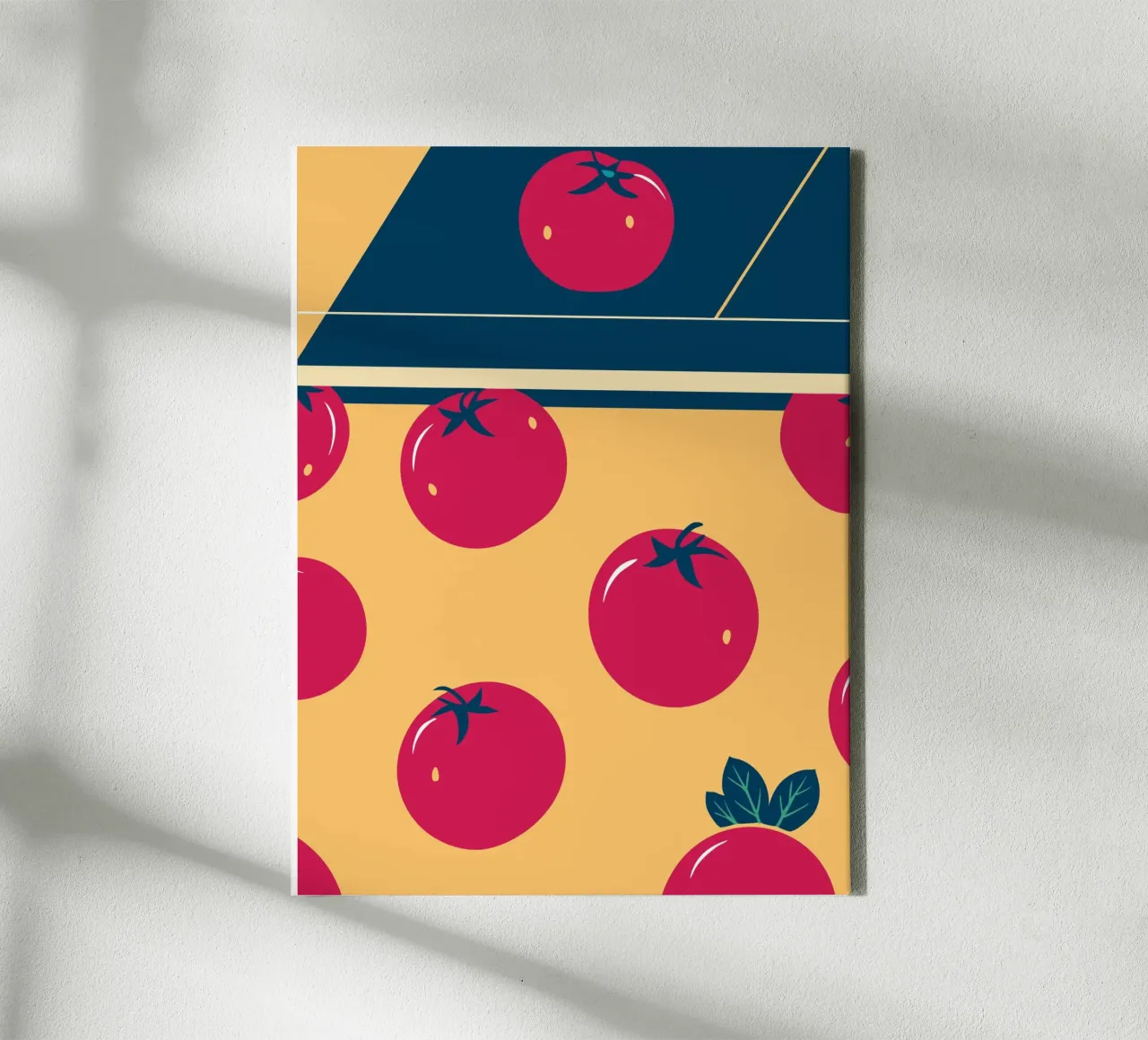 Tomato Pattern canvas by TODAY'S SHOP