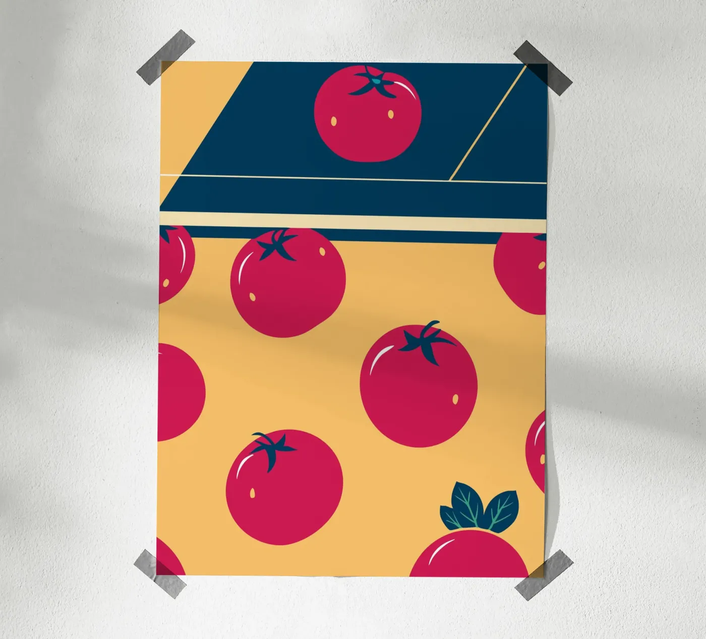 Tomato Pattern poster by TODAY'S SHOP