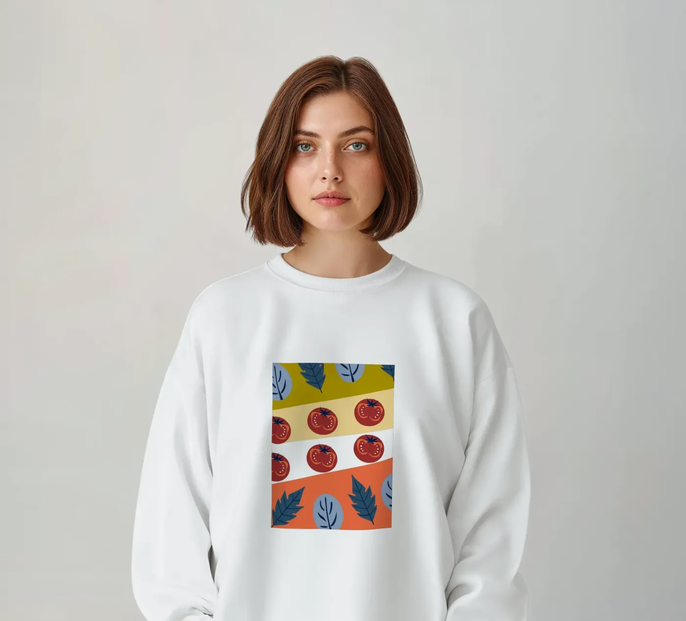 Tomato Pattern felpa da TODAY'S SHOP