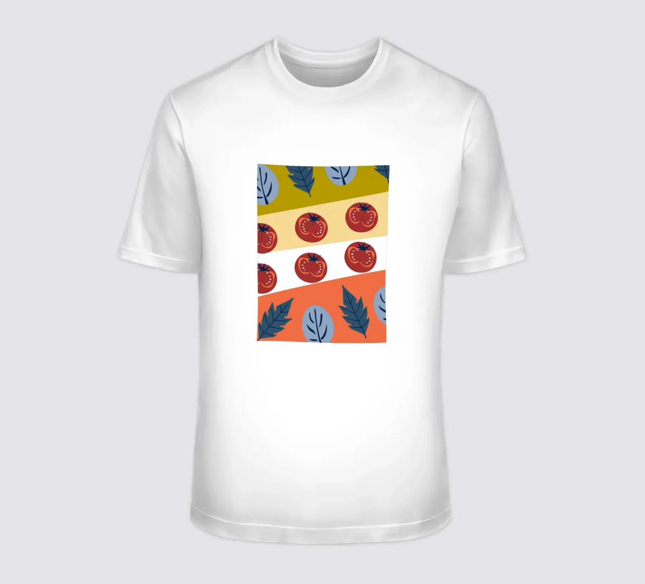 Tomato Pattern t-shirt by TODAY'S SHOP