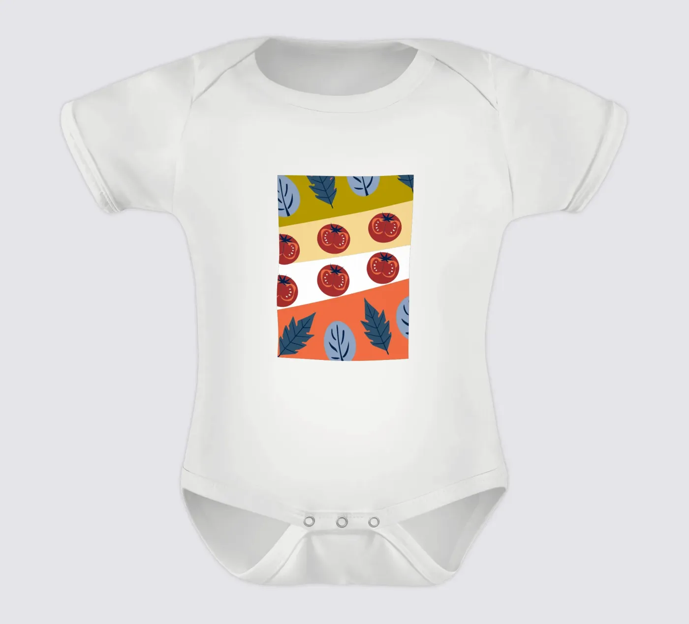 Tomato Pattern Kurzarm Babybody von TODAY'S SHOP