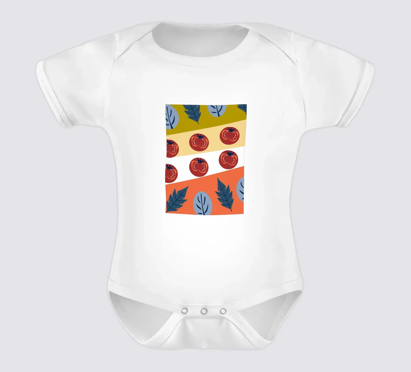 Tomato Pattern Kurzarm Babybody von TODAY'S SHOP