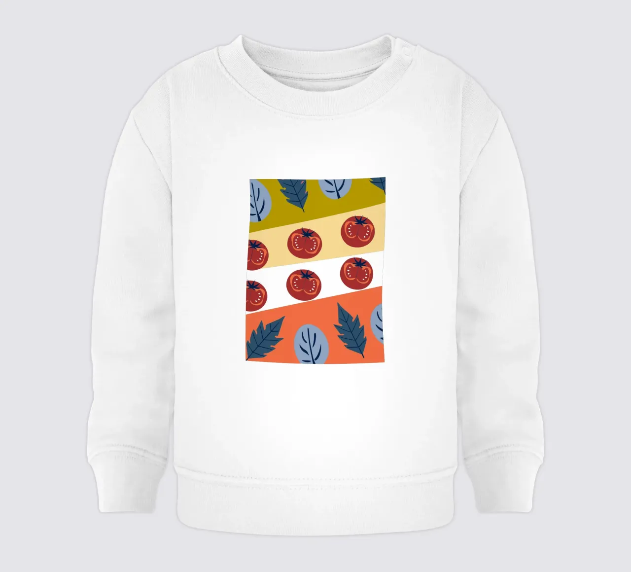 Tomate-Muster Baby Sweatshirt von TODAY'S SHOP