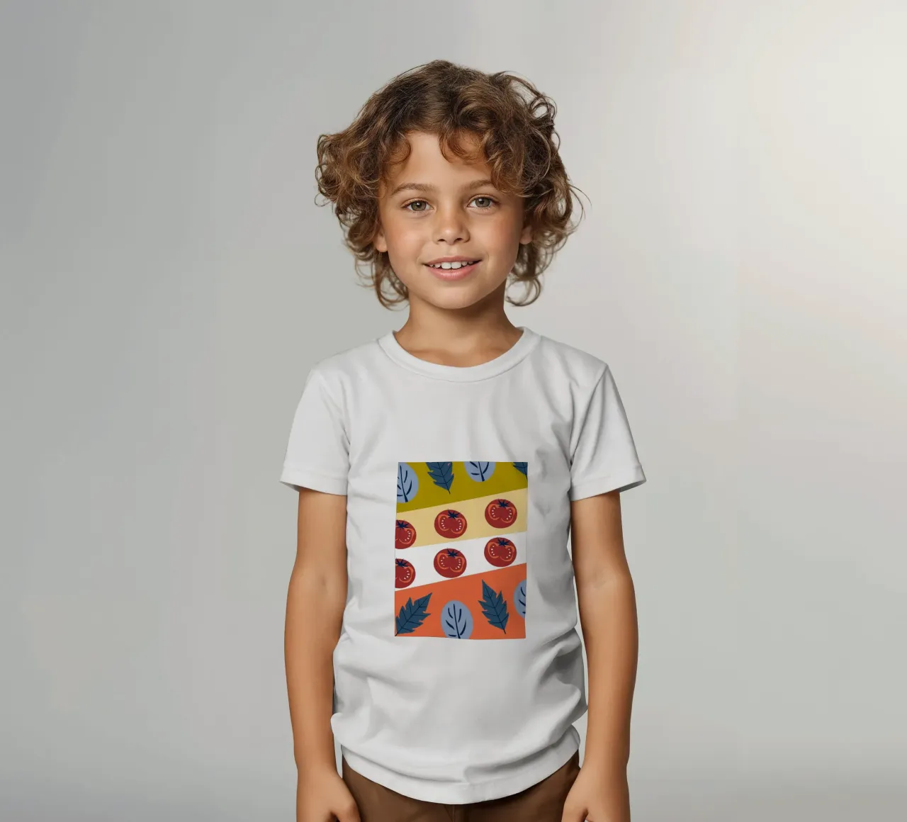 Tomato Pattern t-shirt bambini da TODAY'S SHOP