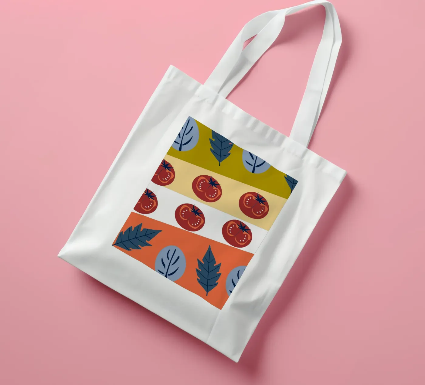 Tomato Pattern tote bag by TODAY'S SHOP