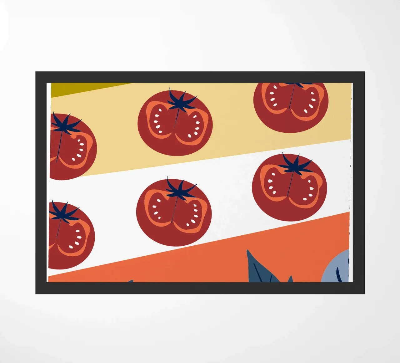 Tomato Pattern doormat by TODAY'S SHOP