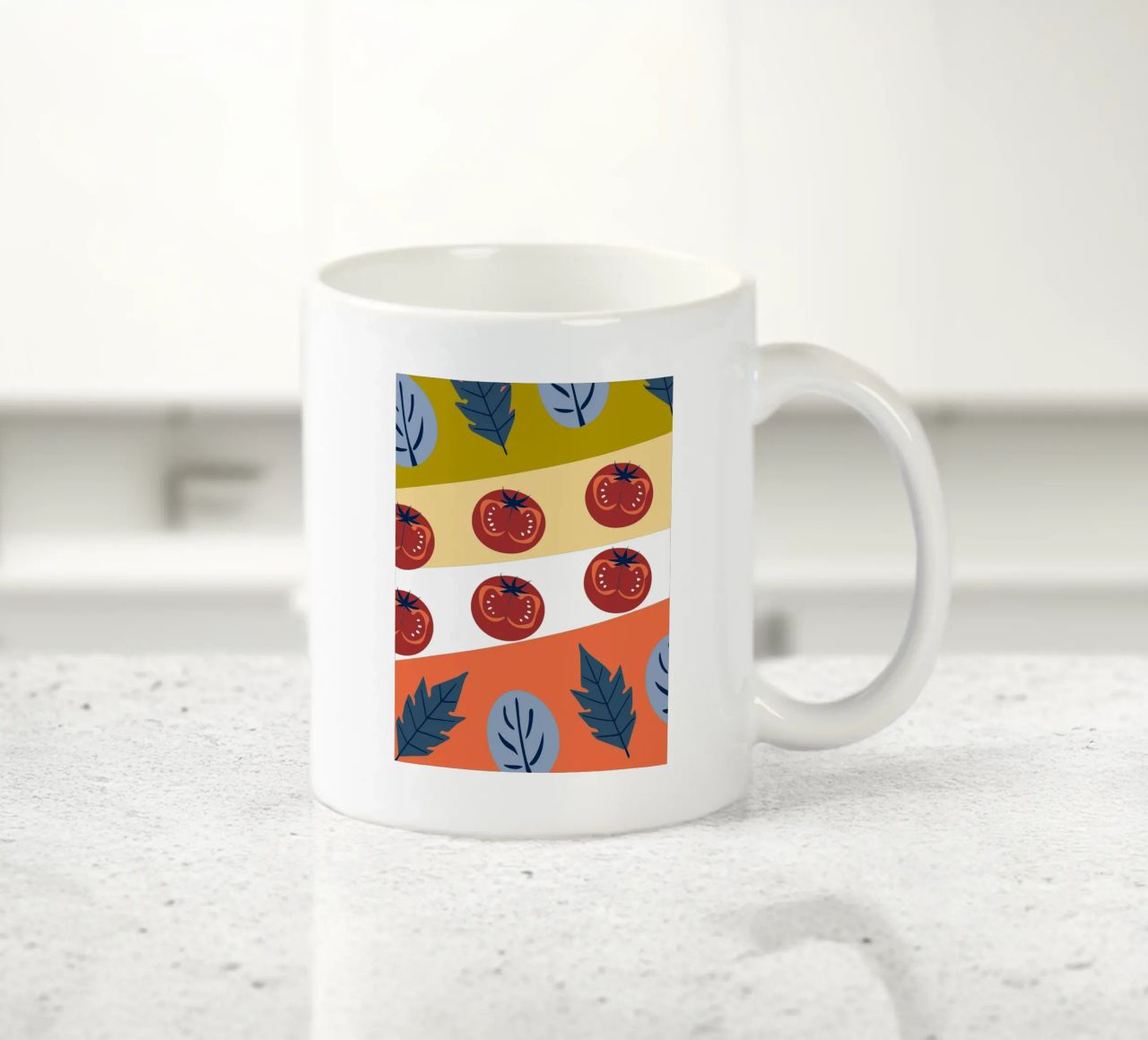 Tomato Pattern tazza in ceramica da TODAY'S SHOP