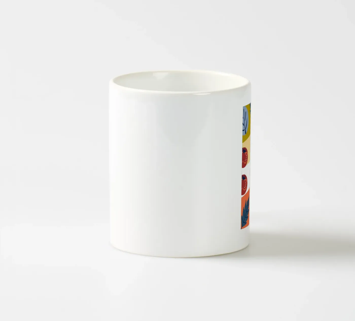 Tomato Pattern ceramic mug by TODAY'S SHOP