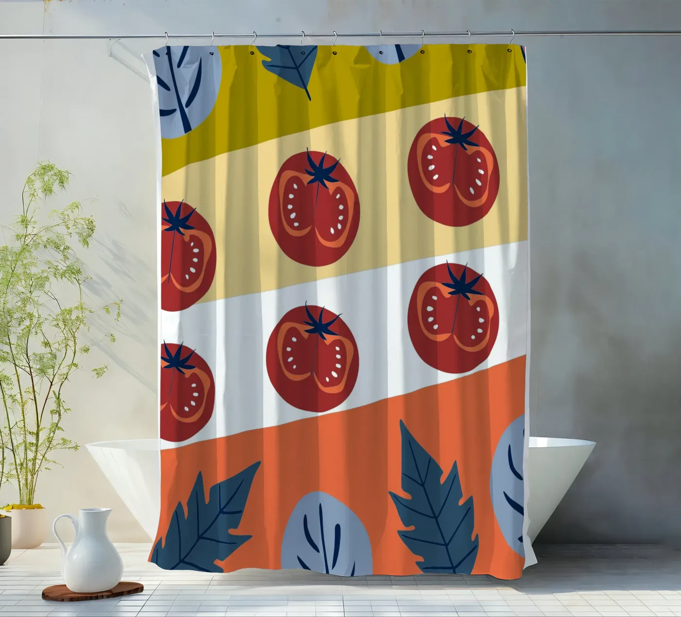 Tomato Pattern Duschvorhang von TODAY'S SHOP