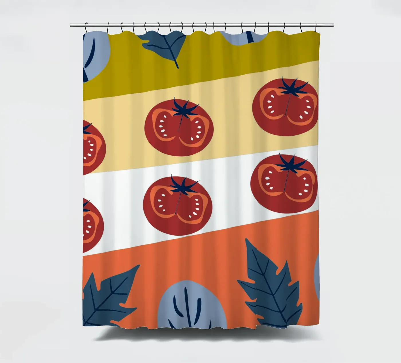 Tomatenpatroon douchegordijn van TODAY'S SHOP