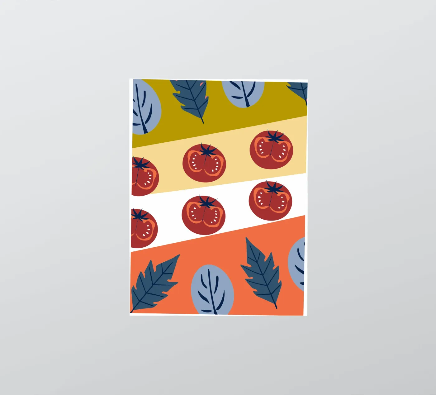 Tomato Pattern sticker van TODAY'S SHOP