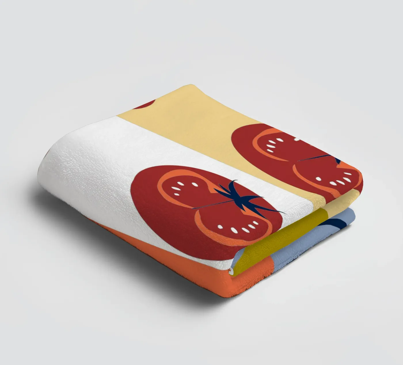 Tomato Pattern towel by TODAY'S SHOP
