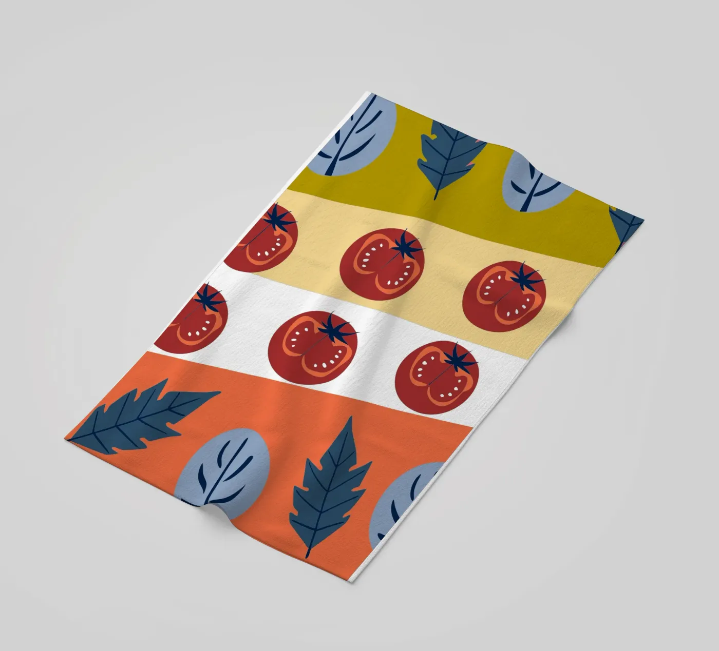 Tomato Pattern telo mare da TODAY'S SHOP