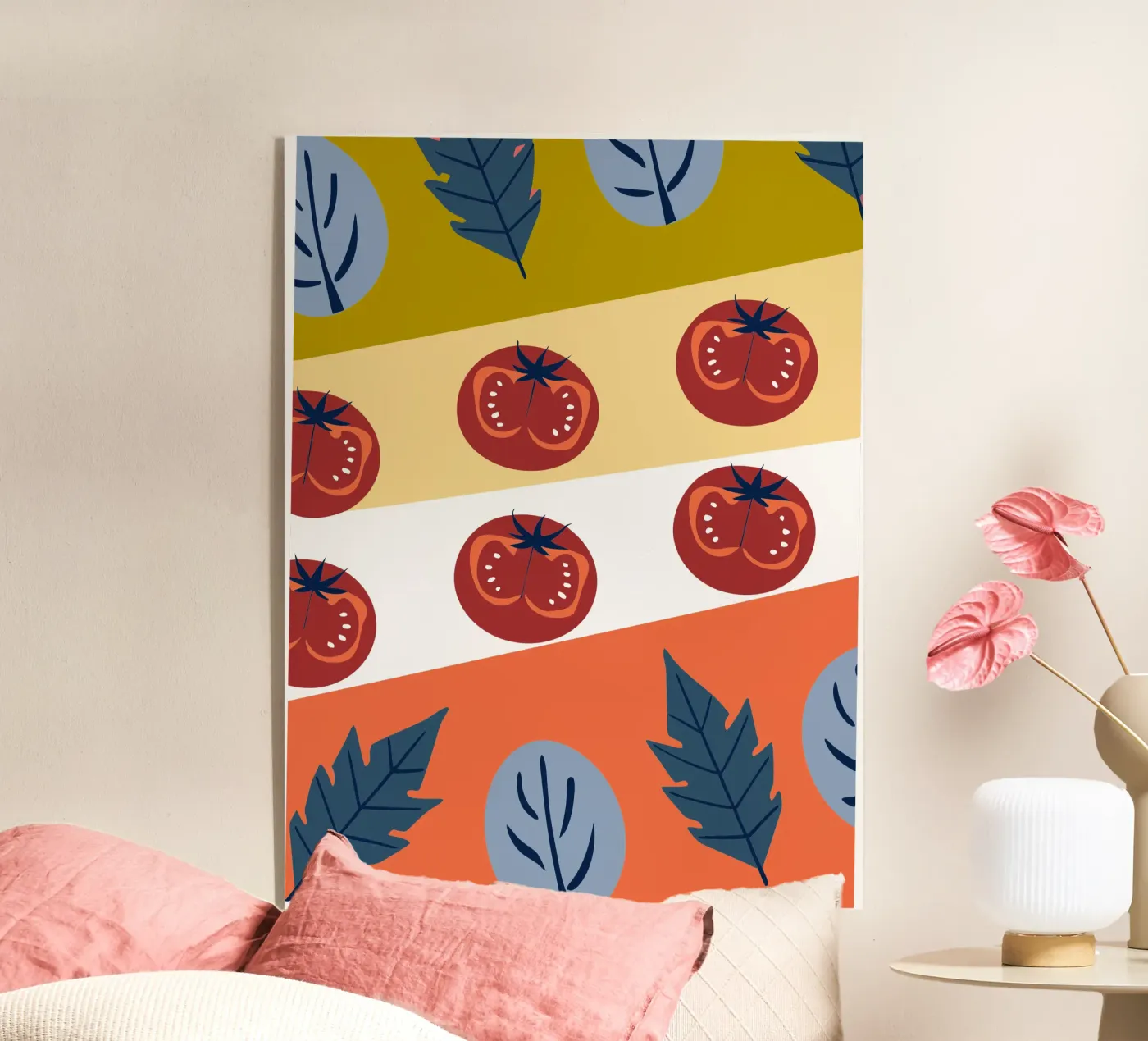 Tomato Pattern acrylic glass by TODAY'S SHOP