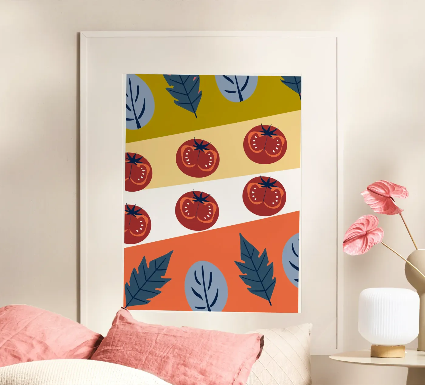 Tomato Pattern poster by TODAY'S SHOP