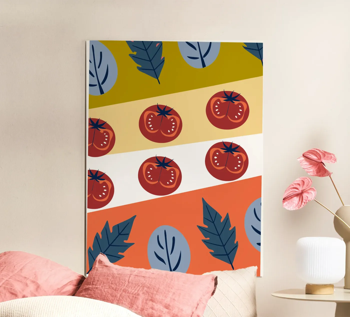 Tomatenpatroon poster van TODAY'S SHOP