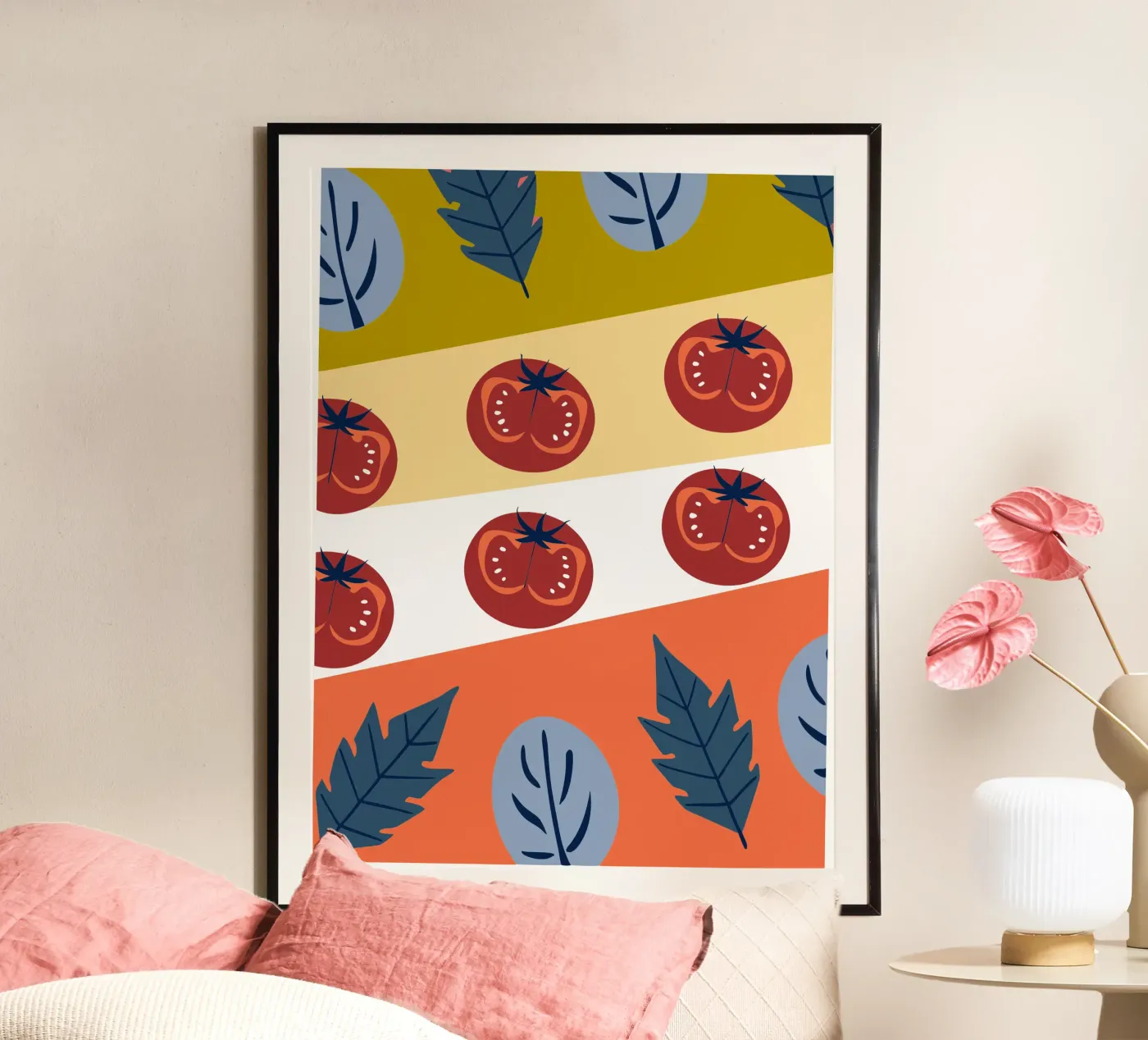Tomato Pattern poster by TODAY'S SHOP