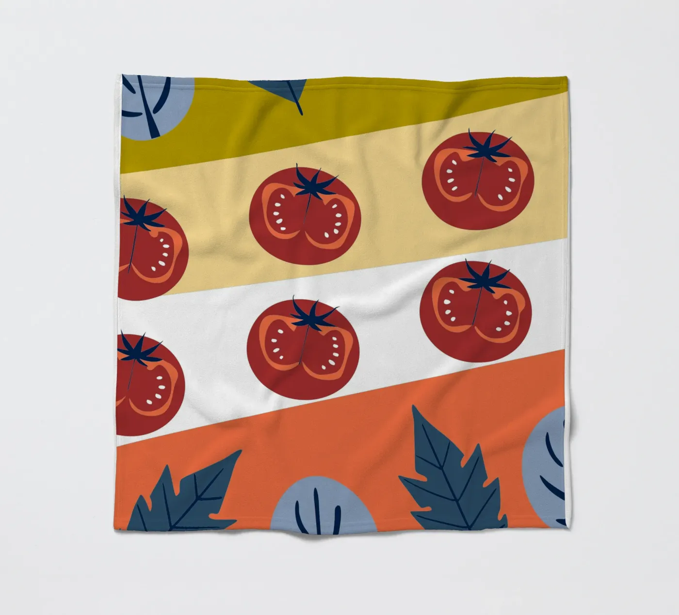 Tomato Pattern fleece blanket by TODAY'S SHOP