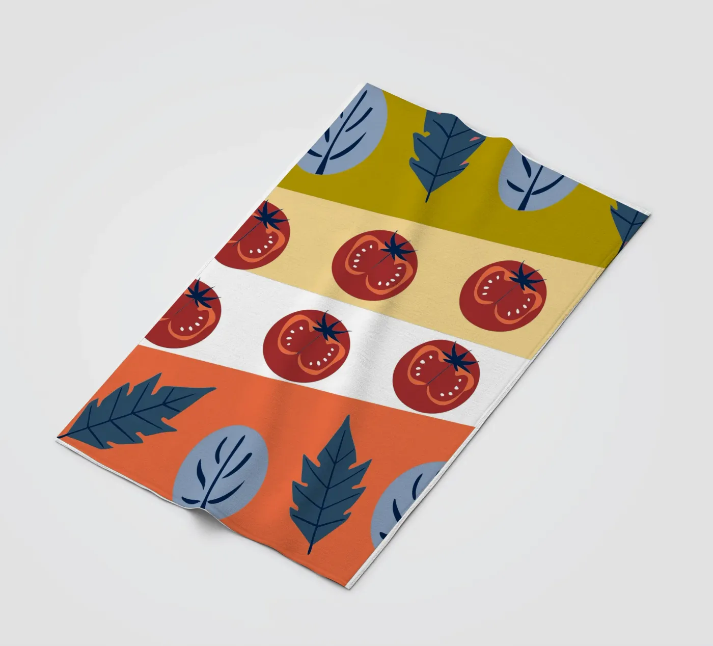 Tomato Pattern fleece blanket by TODAY'S SHOP