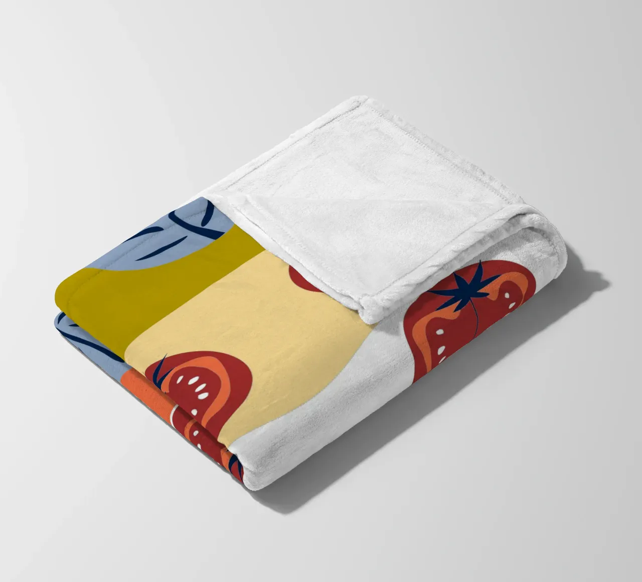 Tomato Pattern fleece blanket by TODAY'S SHOP