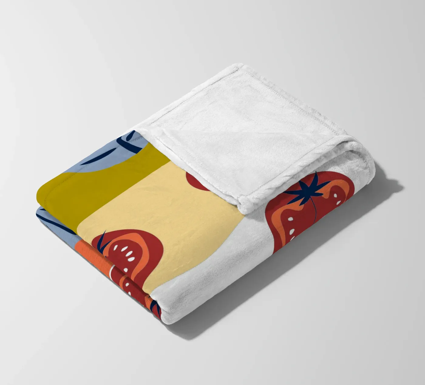 Tomato Pattern fleece blanket by TODAY'S SHOP