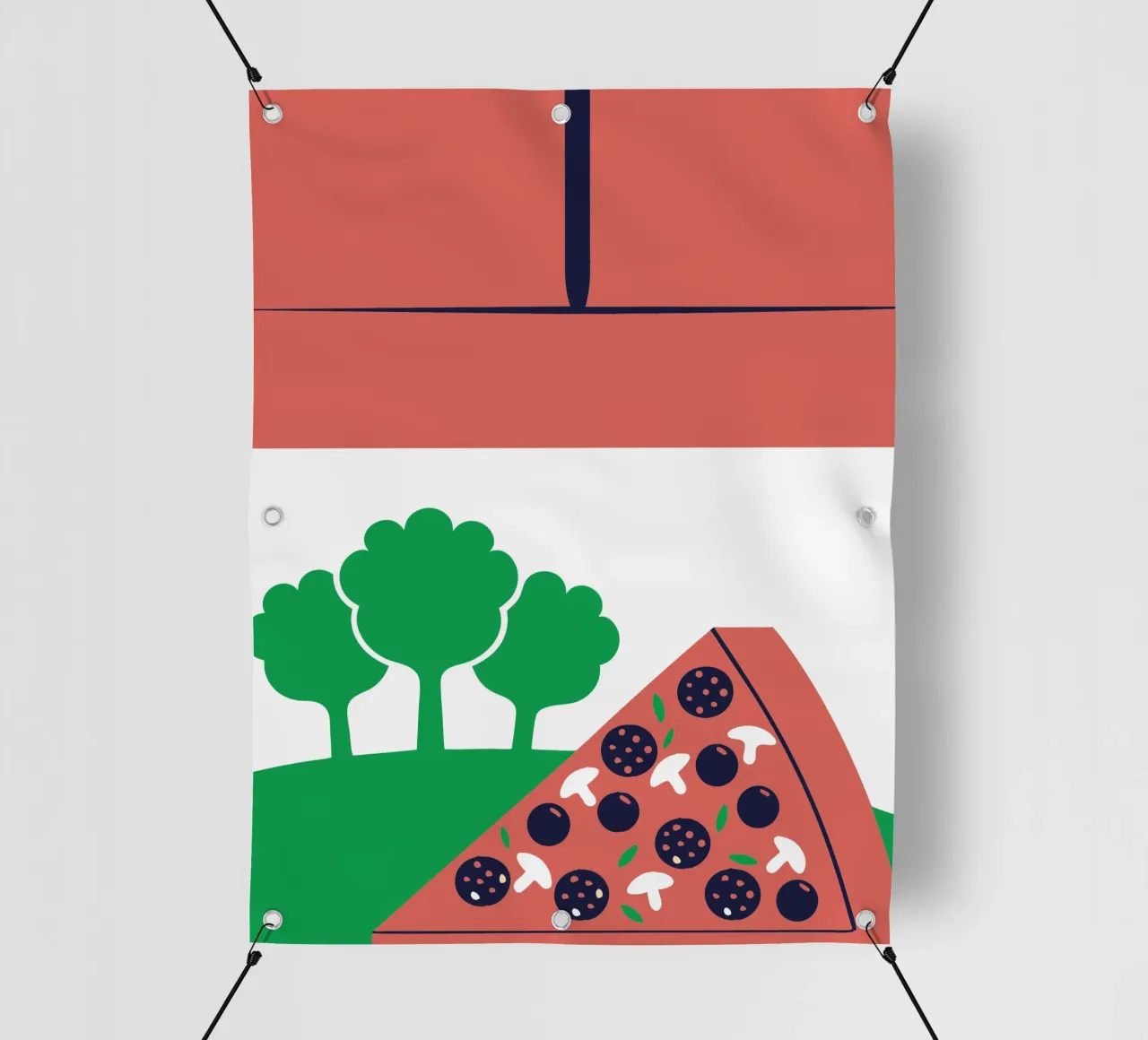 Pizza moderna telo in pvc da TODAY'S SHOP