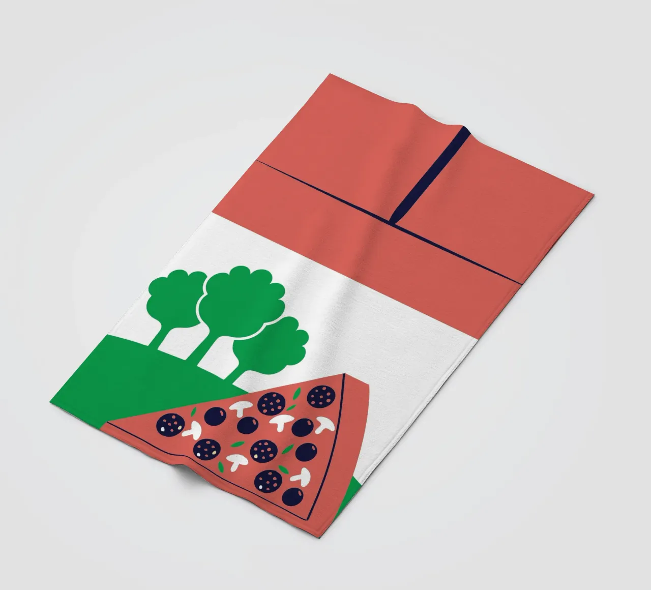 Pizza moderna coperta in pile da TODAY'S SHOP