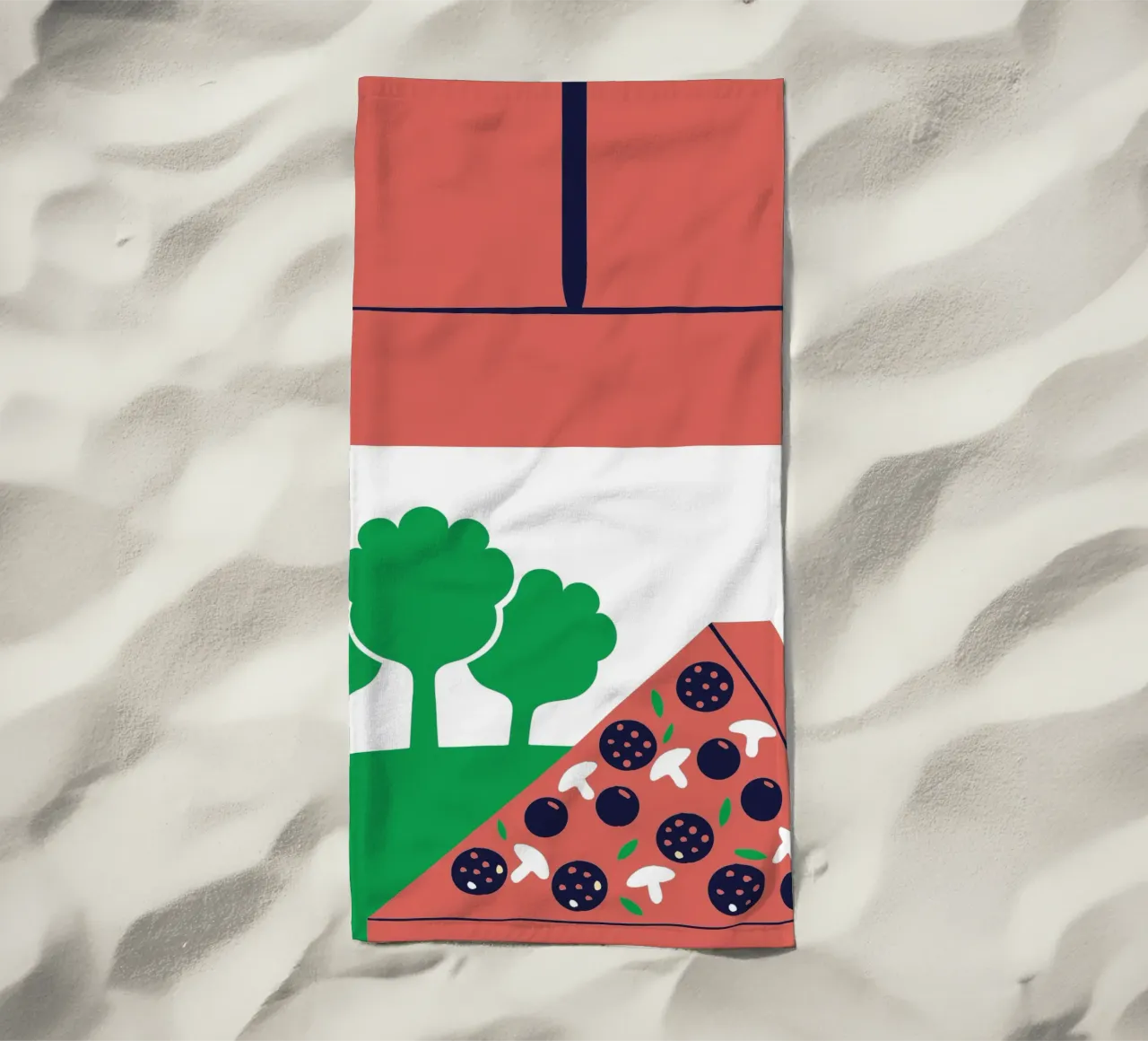 Pizza moderna telo mare da TODAY'S SHOP