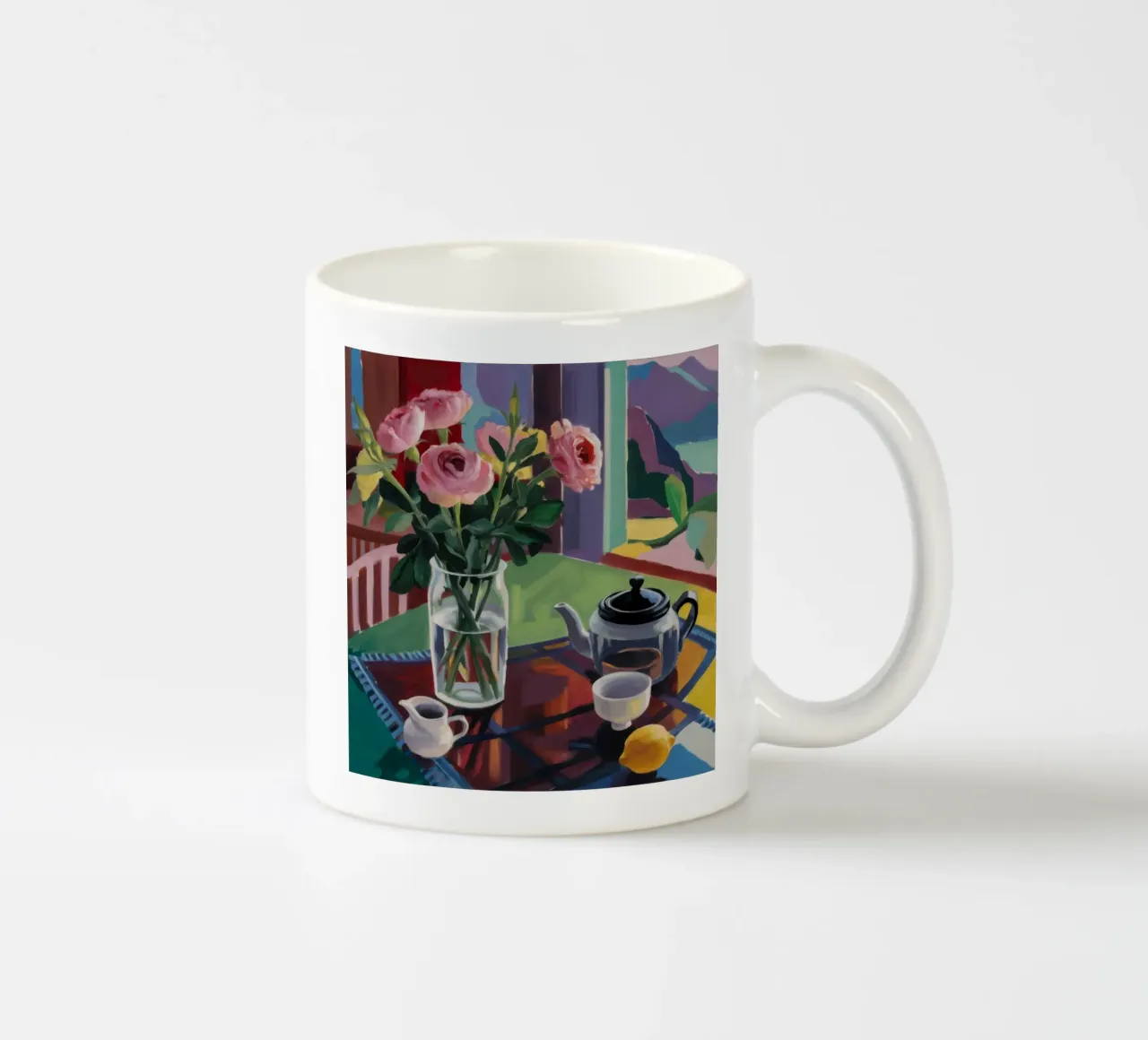 Fiori di tè del mattino tazza in ceramica da Mystic Grain