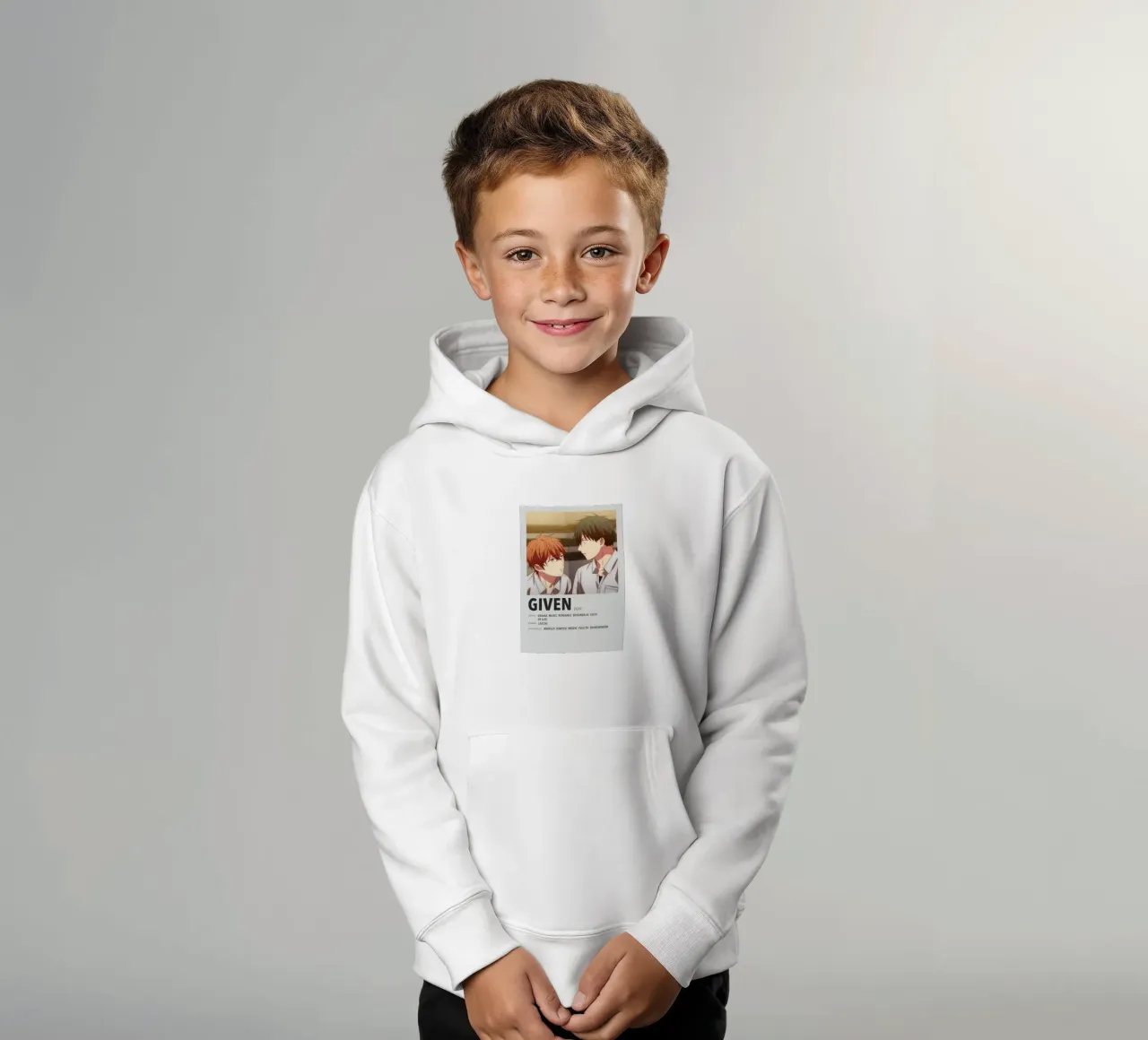 GIVEN  2019 felpa bambino con cappuccio da Totoya