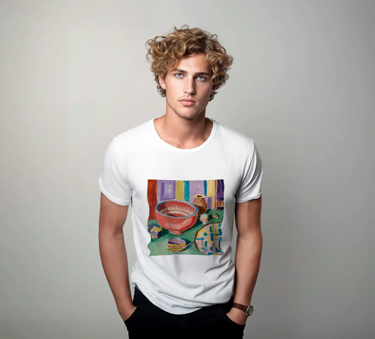 Ciotola a righe Harmony t-shirt da Mystic Grain