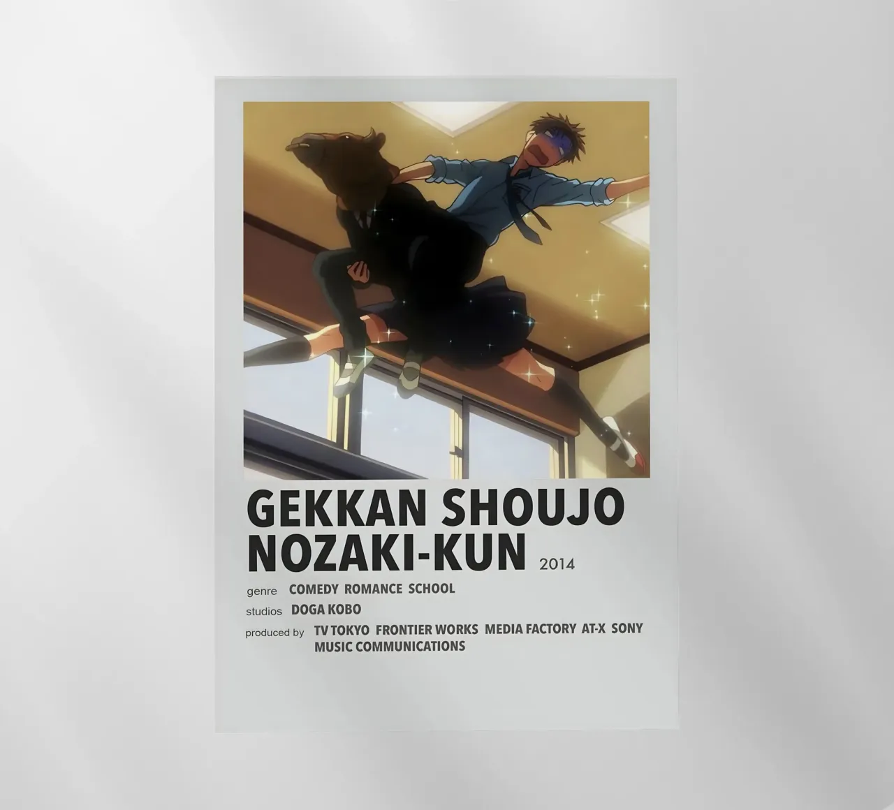 GEKKAN SHOUJO NOZAKI-KUN  2014 pellicola backlit da Totoya