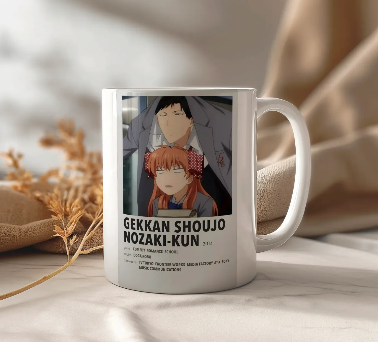 GEKKAN SHOUJO NOZAKI-KUN  2014 tazza in ceramica da Totoya
