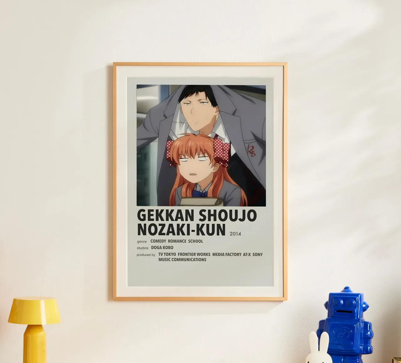 GEKKAN SHOUJO NOZAKI-KUN  2014 carta hahnemühle da Totoya