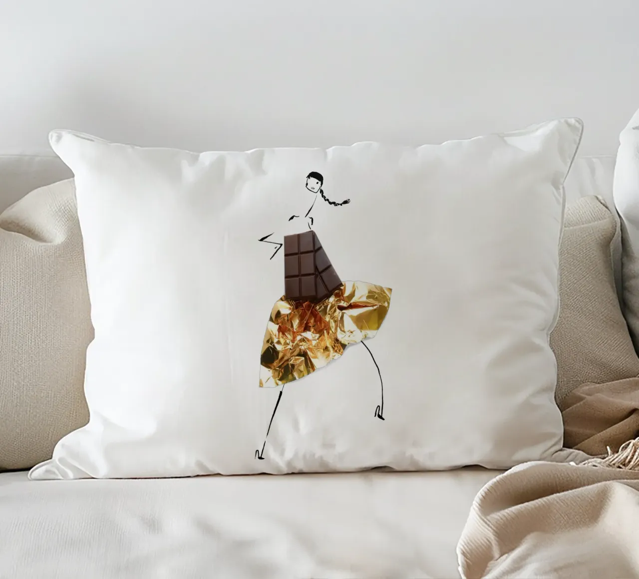 Chocolate cuscino da Gretchen Roehrs